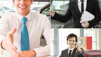 Мужчины на роль менеджеров автосалона