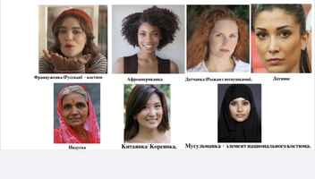 Женщины разных национальностей