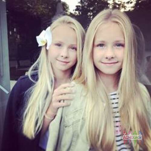 Девочки близняшки блондинки 10-11 лет