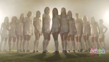 Кастинг девушек в женскую футбольную команду