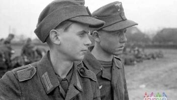 Подросток 16-17 лет, немецкий солдат